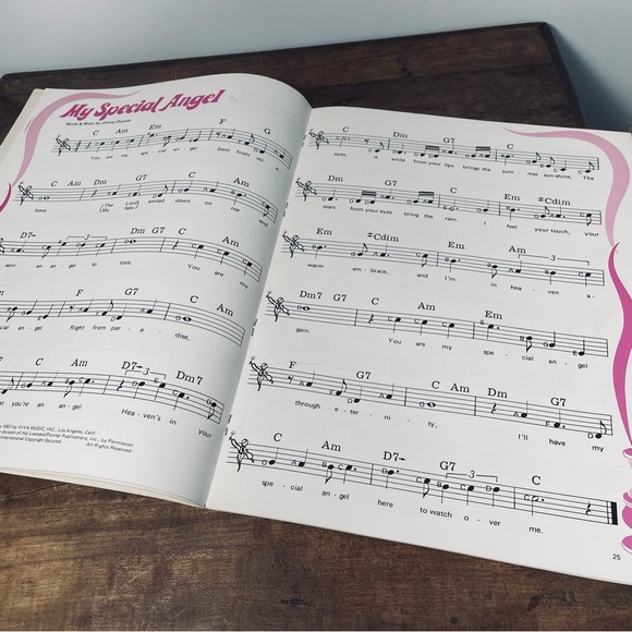 Lowrey Genie Happenings 1970’s organ song sheet music - Picture 5 of 5